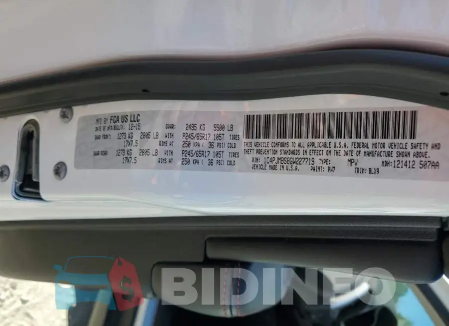 1C4PJMBS8GW227719 Photo# 13