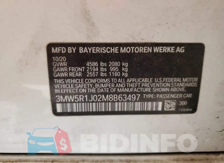 3MW5R1J02M8B63497 Photo# 13