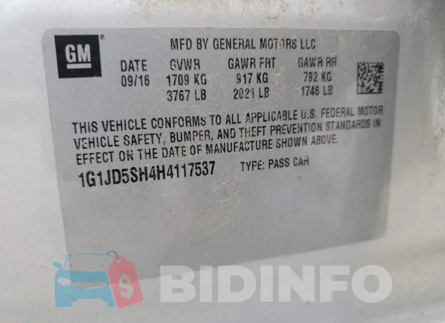 1G1JD5SH4H4117537 Photo# 12