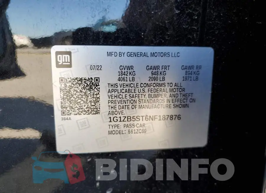 1G1ZB5ST6NF187876 Photo# 13