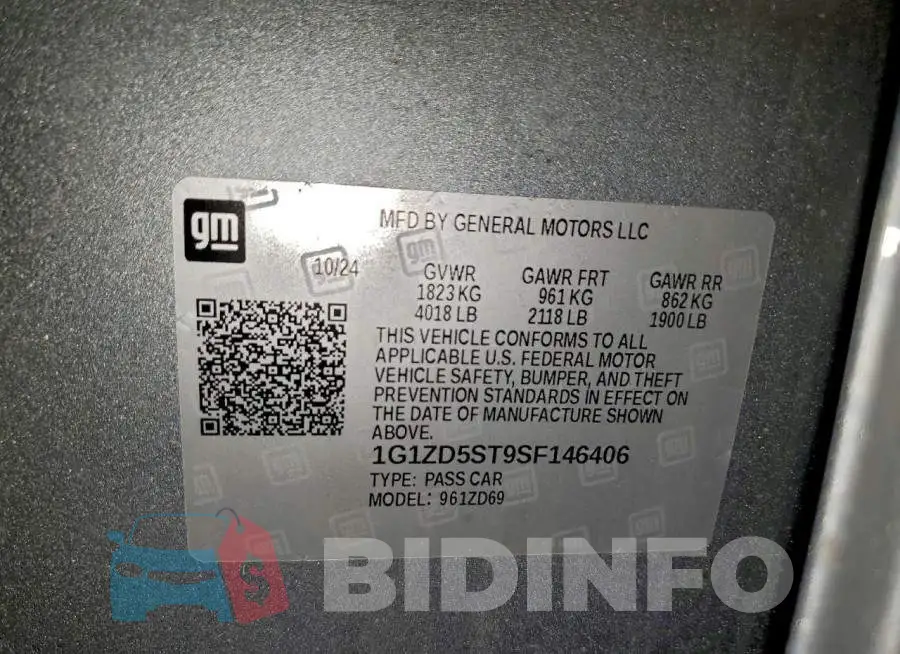 1G1ZD5ST9SF146406 Photo# 12