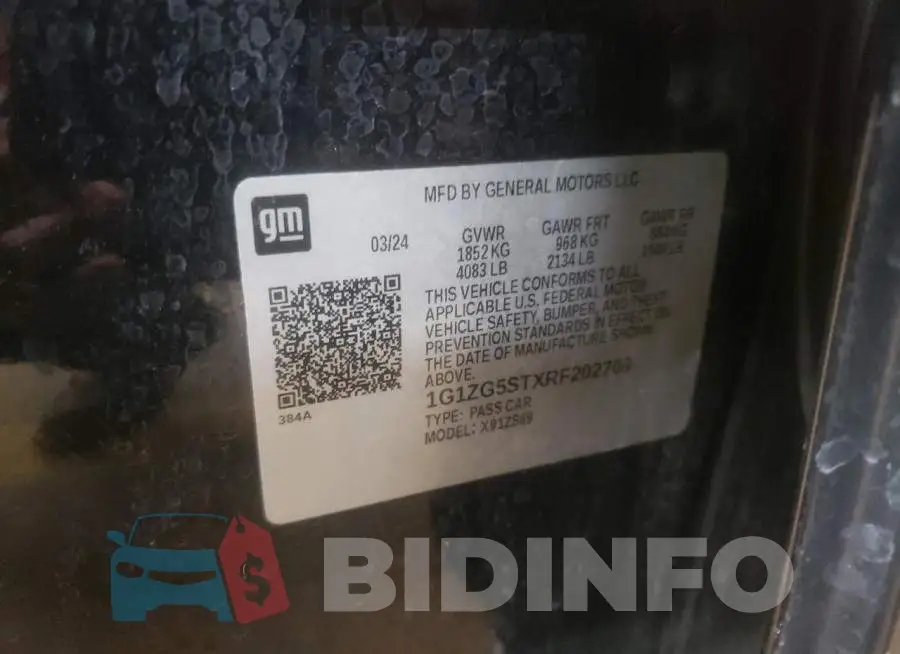 1G1ZG5STXRF202709 Photo# 12