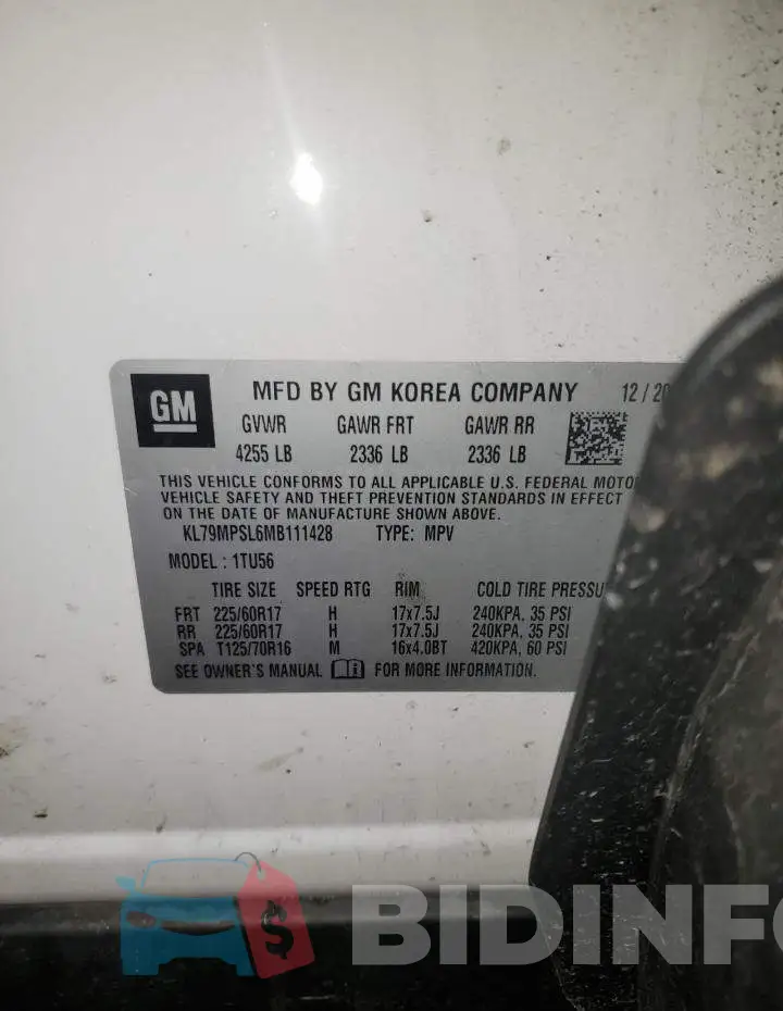 KL79MPSL6MB111428 Photo# 13