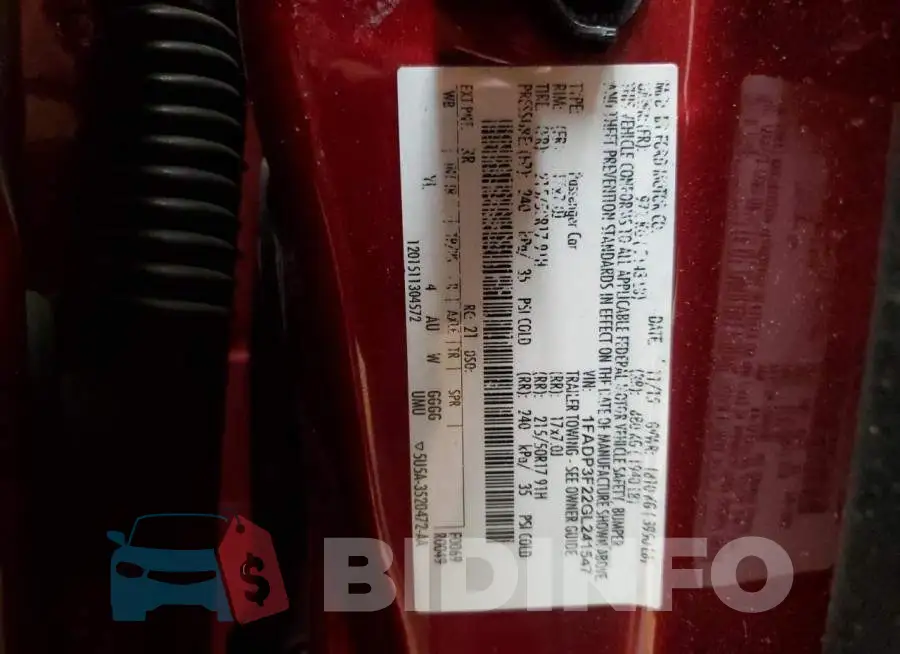 1FADP3F22GL241547 Photo# 12