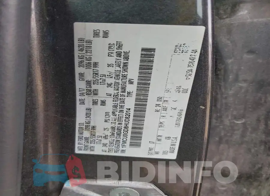 1FMCU0GD8HUD82014 Photo# 13