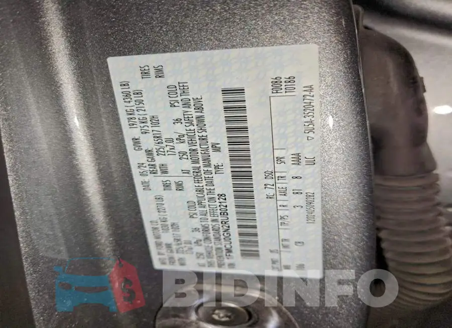 1FMCU0GN2RUB02128 Photo# 13