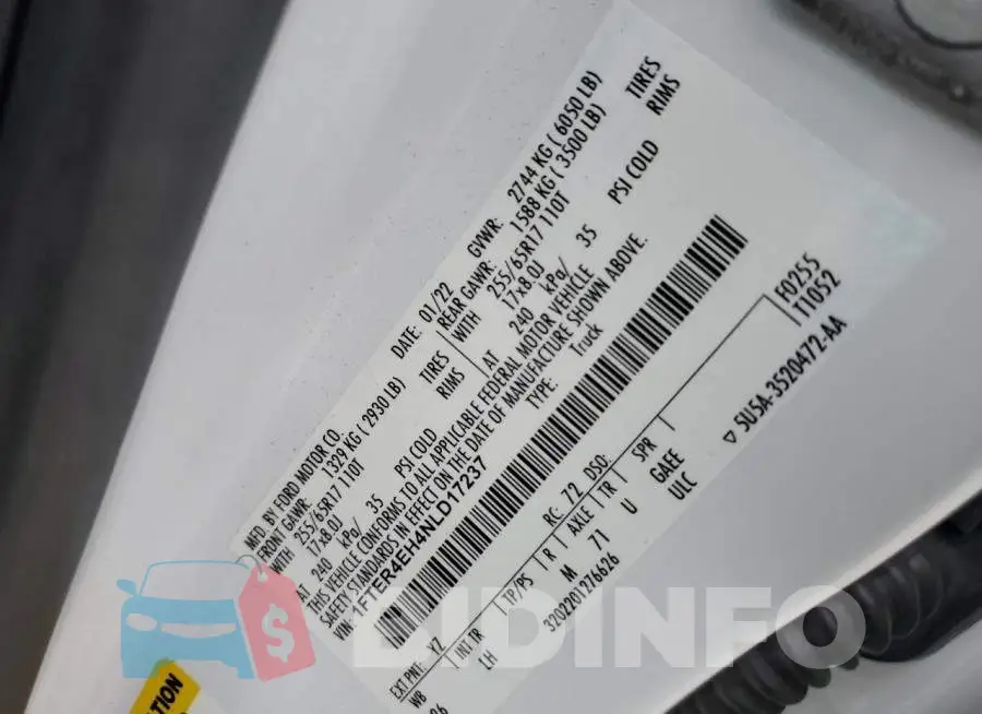 1FTER4EH4NLD17237 Photo# 12
