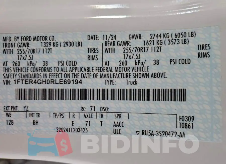1FTER4GH0RLE69194 Photo# 12