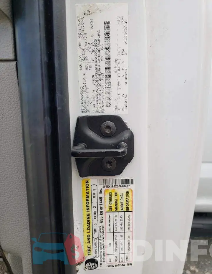 1FTEX1E8XGFA18437 Photo# 12