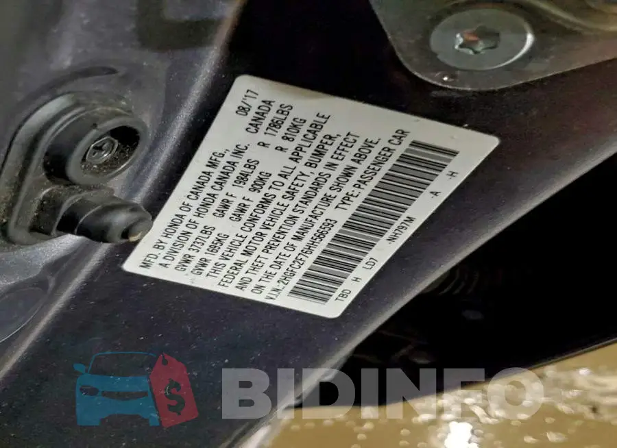 2HGFC2F76HH566593 Photo# 12