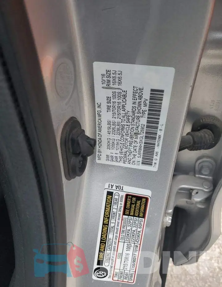 5J6RM4H3XGL125902 Photo# 13