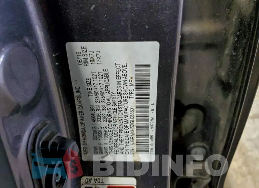 5J6RM4H52GL088801 Photo# 13