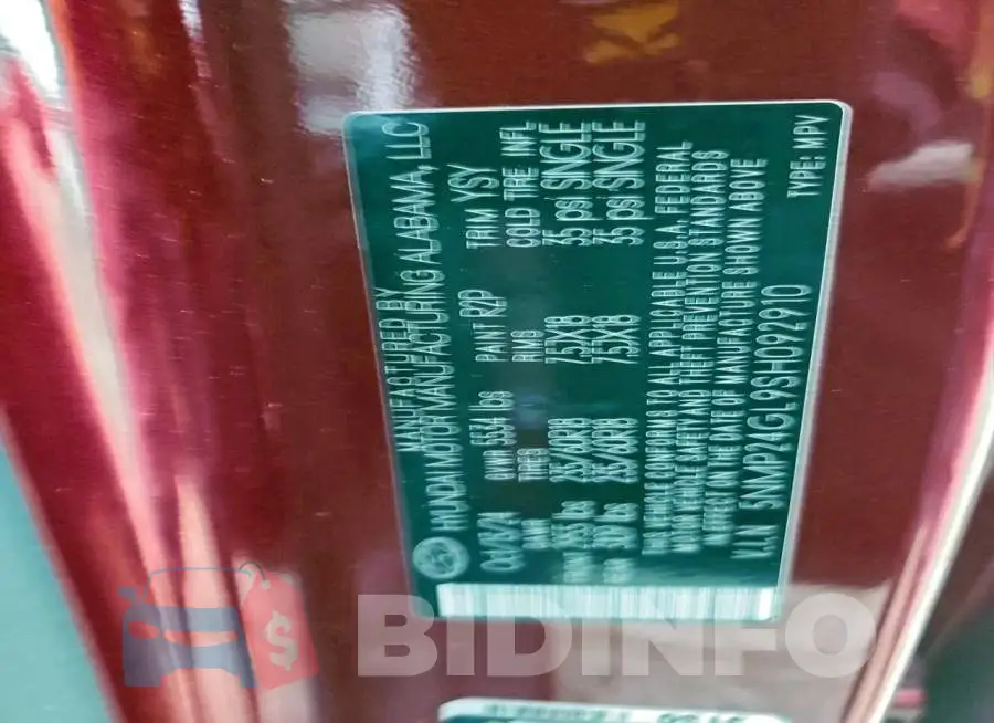 5NMP24GL9SH092910 Photo# 13