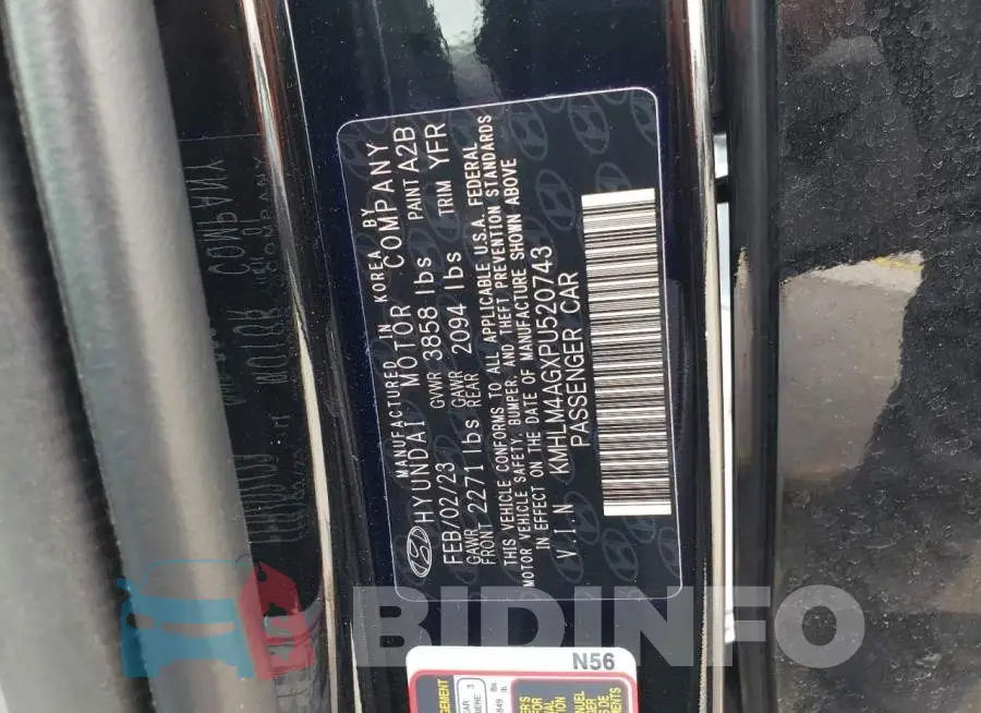 KMHLM4AGXPU520743 Photo# 13