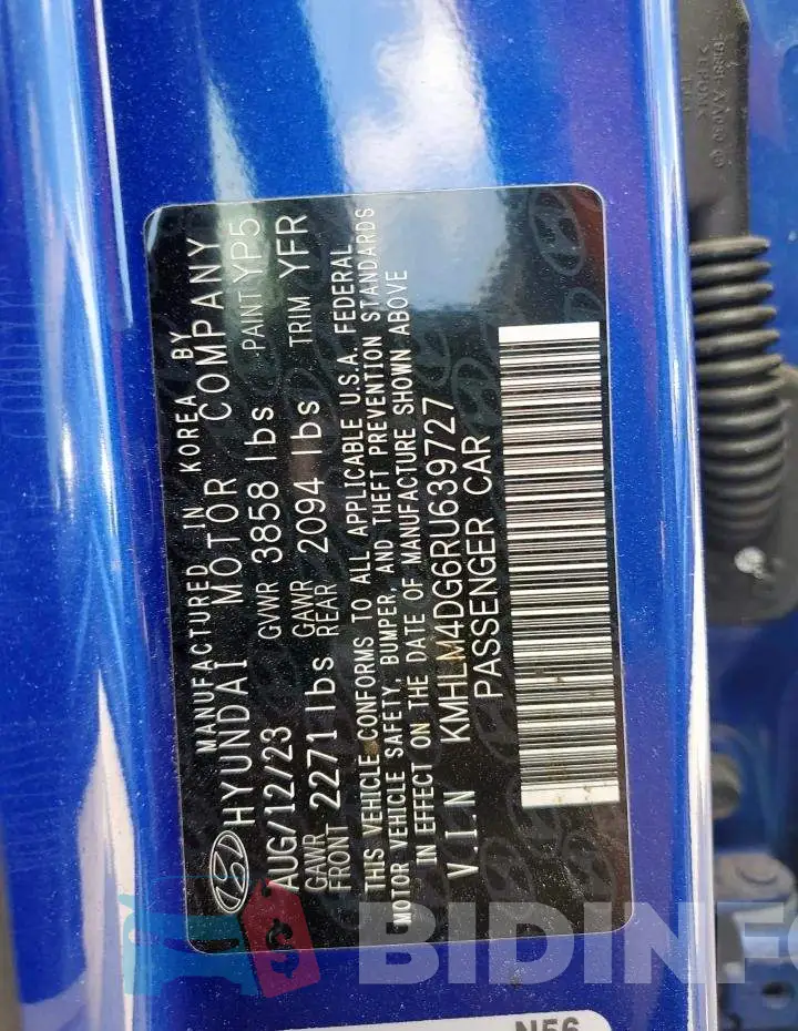 KMHLM4DG6RU639727 Photo# 12