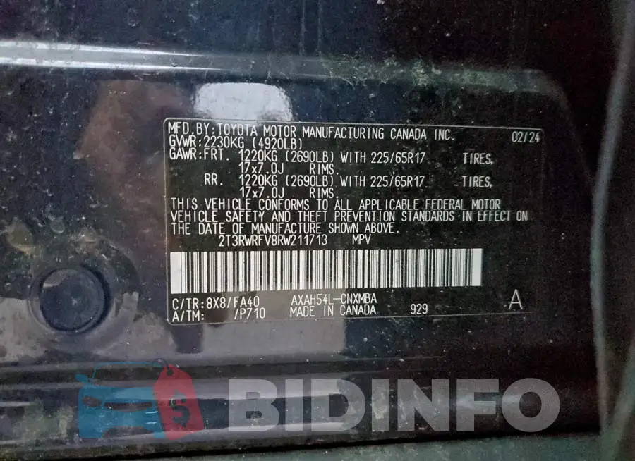 2T3RWRFV8RW211713 Photo# 13