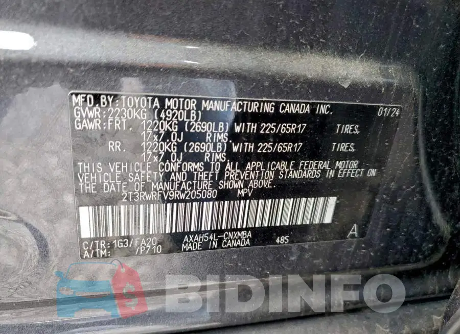 2T3RWRFV9RW205080 Photo# 13