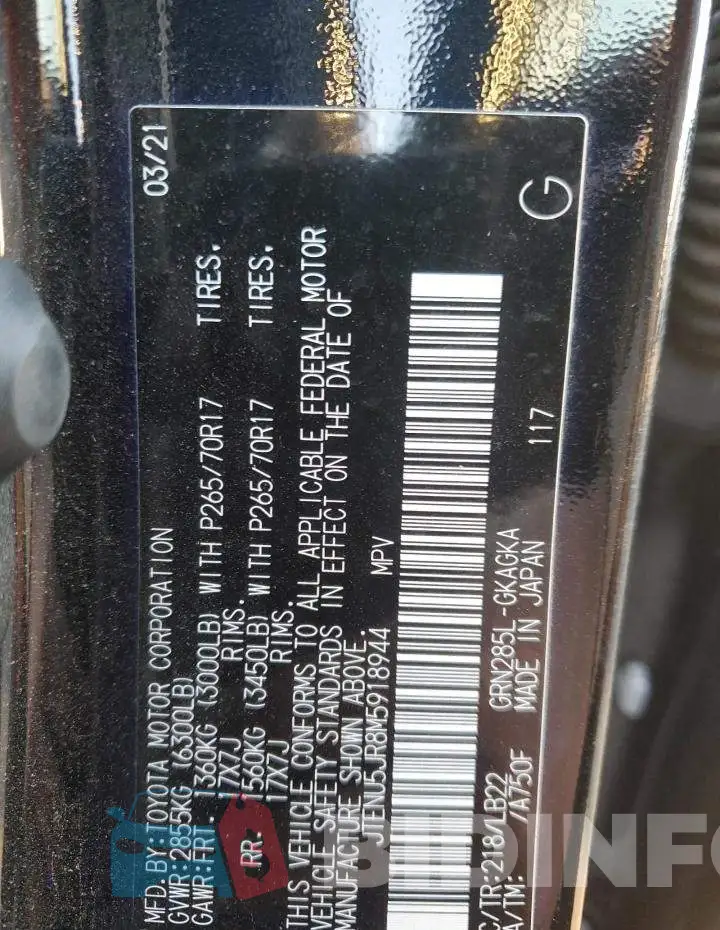 JTENU5JR8M5918944 Photo# 14
