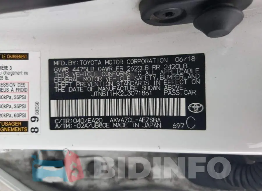 JTNB11HK2J3071861 Photo# 12