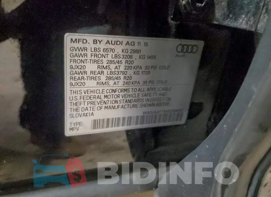 WA1VAAF74HD004287 Photo# 13
