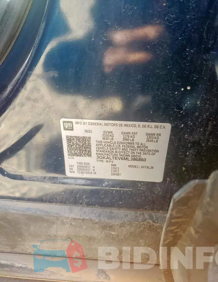 3GKALTEV6ML386860 Photo# 14
