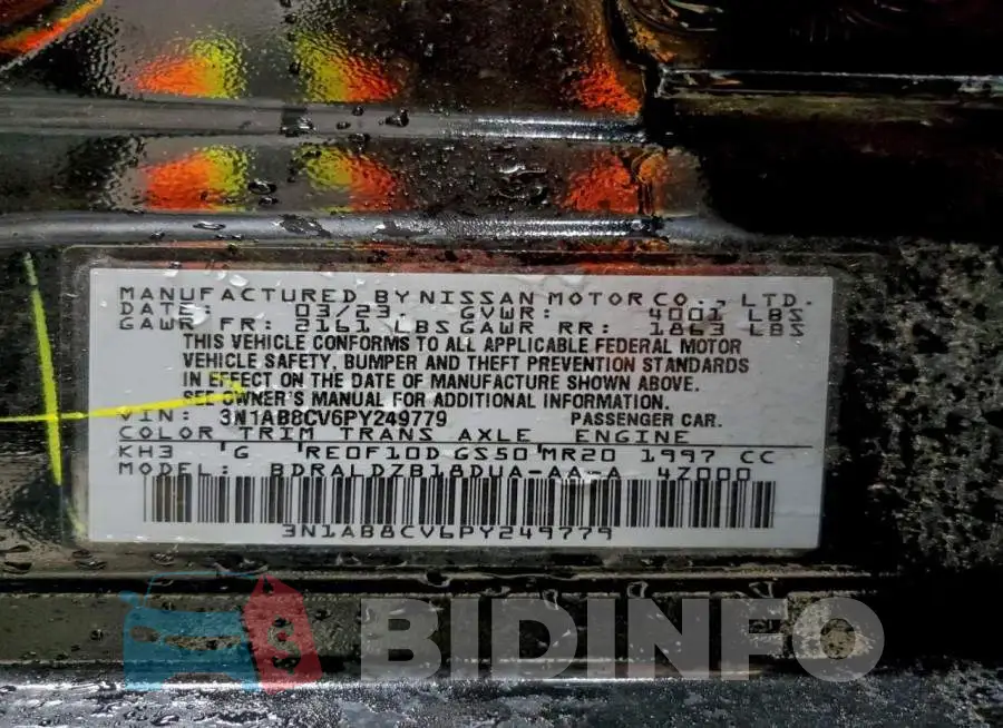 3N1AB8CV6PY249779 Photo# 12