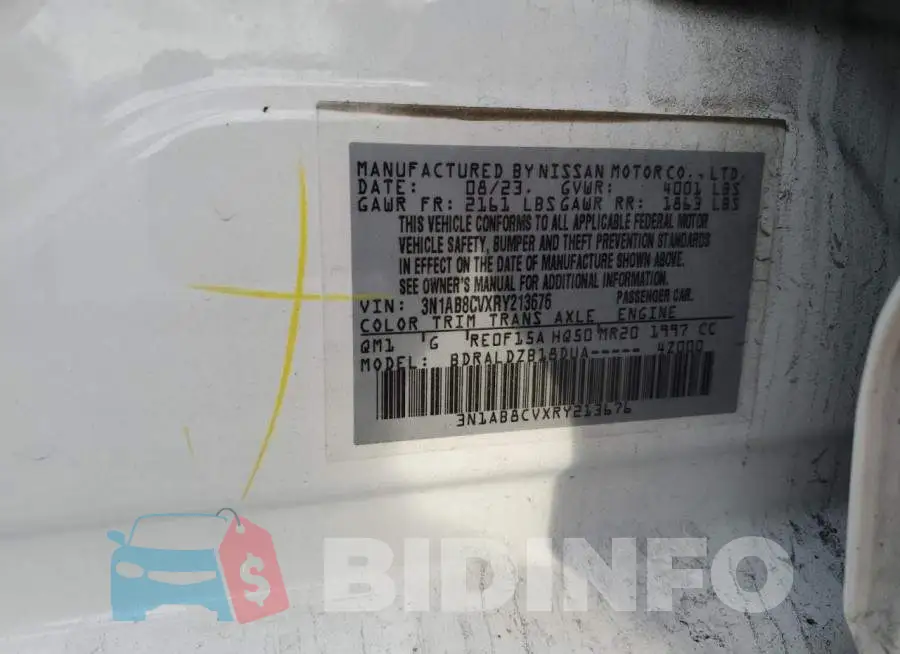 3N1AB8CVXRY213676 Photo# 12