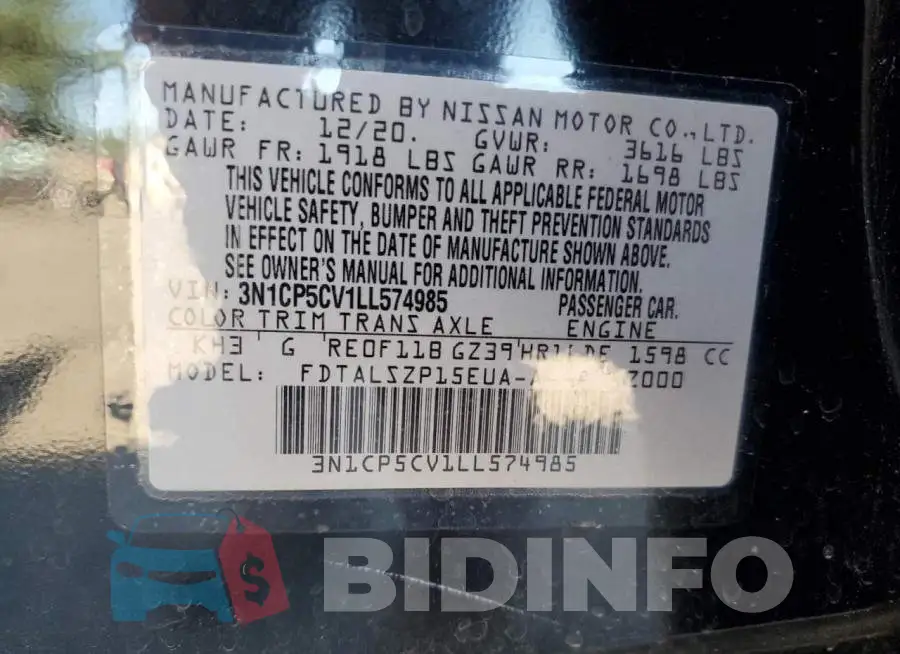 3N1CP5CV1LL574985 Photo# 13