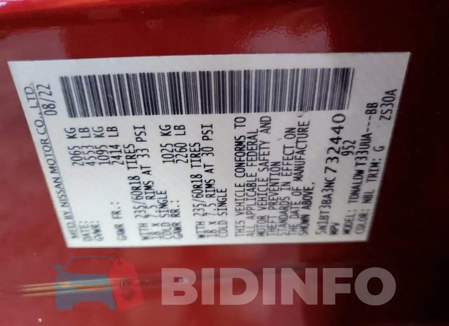 5N1BT3BA3NC732440 Photo# 13