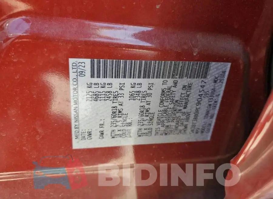 5N1BT3BB0PC904547 Photo# 13