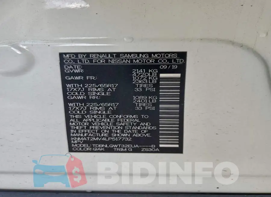 KNMAT2MV4LP517732 Photo# 13