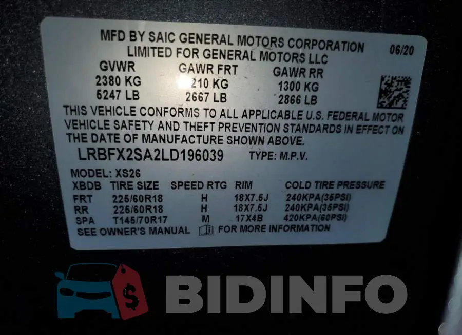 LRBFX2SA2LD196039 Photo# 13