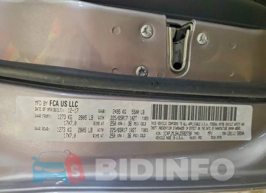 1C4PJMLB4JD582730 Photo# 13