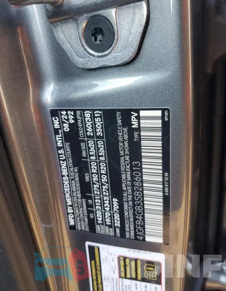 4JGFB4GB3SB286013 Photo# 12