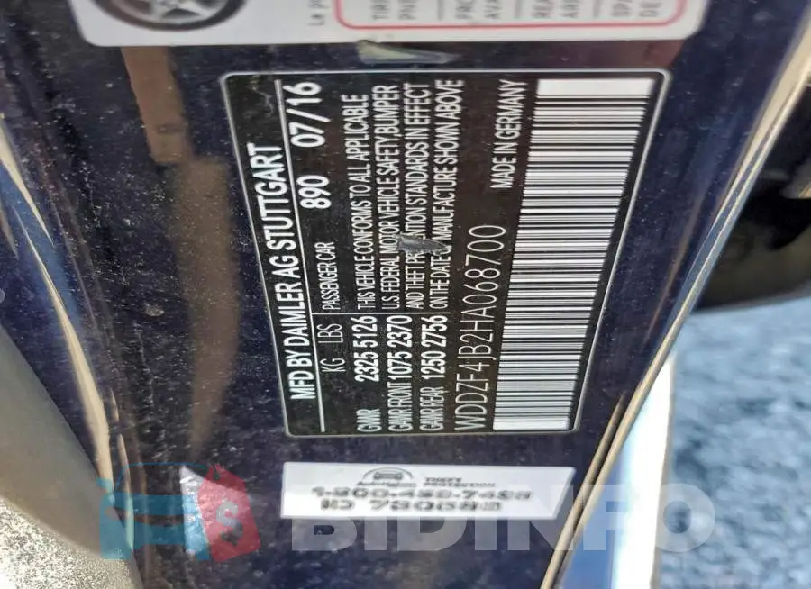 WDDZF4JB2HA068700 Photo# 12