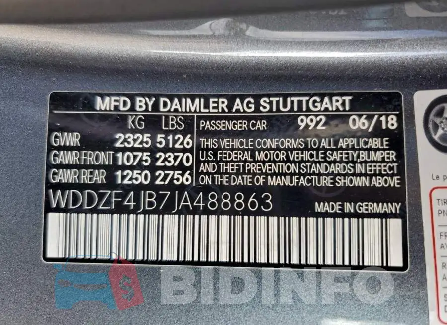WDDZF4JB7JA488863 Photo# 12