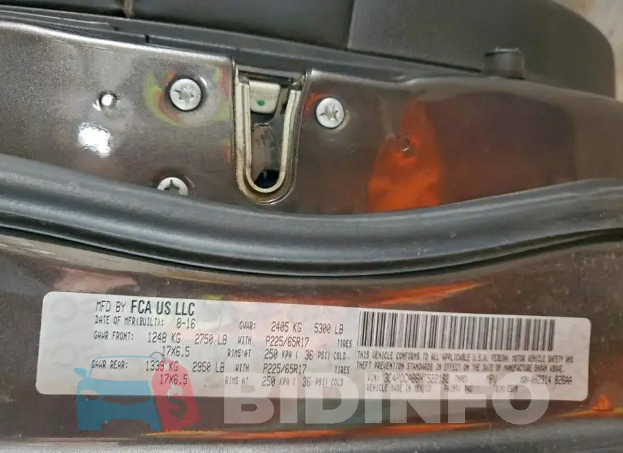 3C4PDCAB6HT522182 Photo# 13