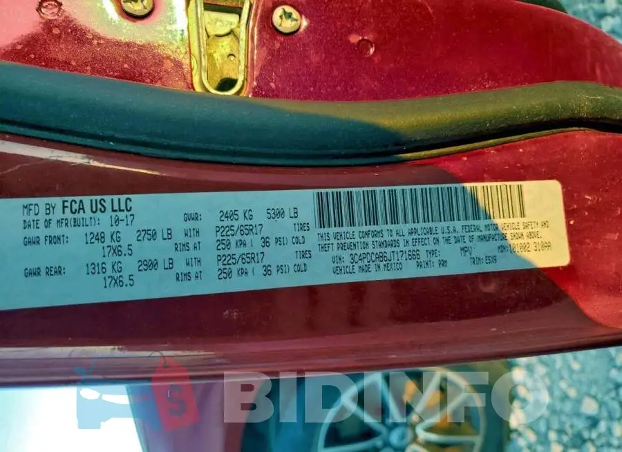 3C4PDCAB6JT171666 Photo# 14