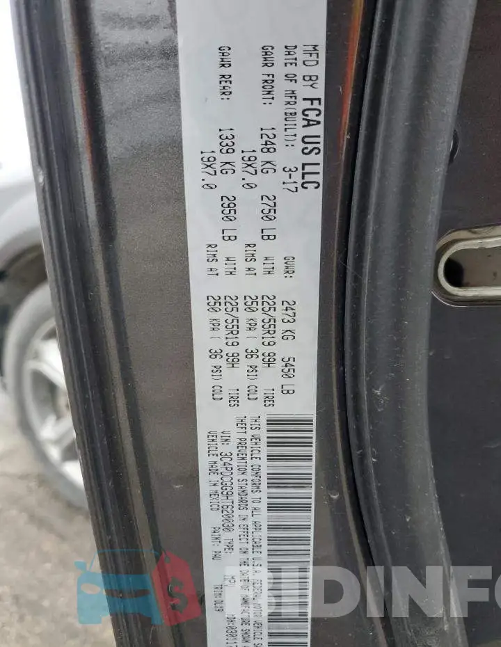 3C4PDCGG9HT620030 Photo# 13