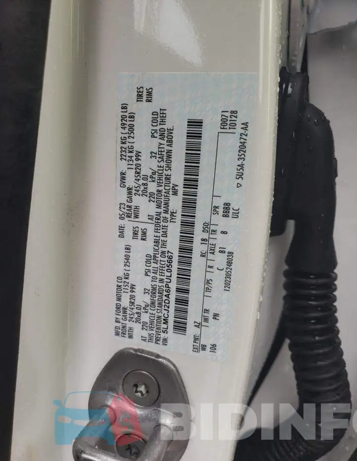 5LMCJ2DA6PUL05667 Photo# 14