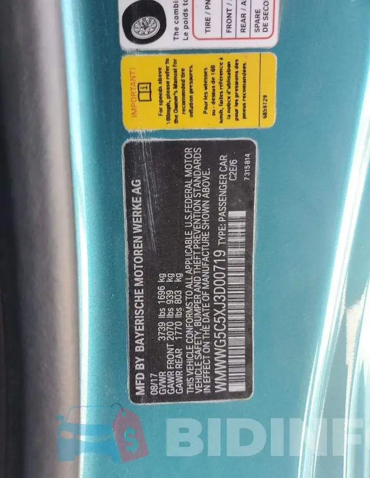 WMWWG5C5XJ3D00719 Photo# 12