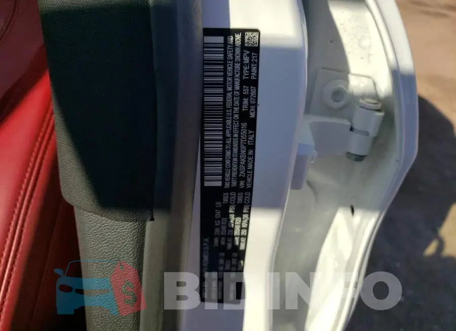 ZASPAKBN0P7D55016 Photo# 13