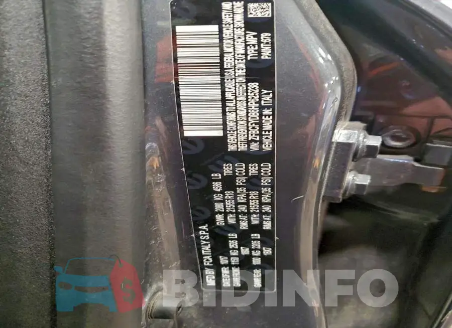 ZFBCFYDB6HP625238 Photo# 13