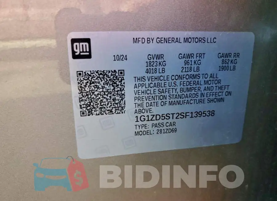 1G1ZD5ST2SF139538 Photo# 12