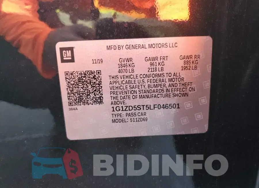 1G1ZD5ST5LF046501 Photo# 12