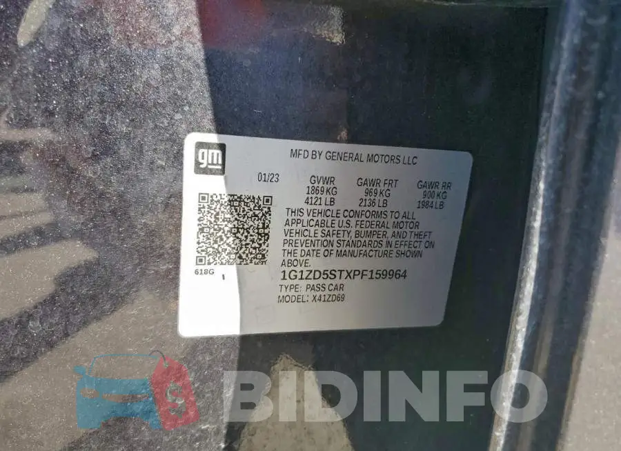 1G1ZD5STXPF159964 Photo# 12