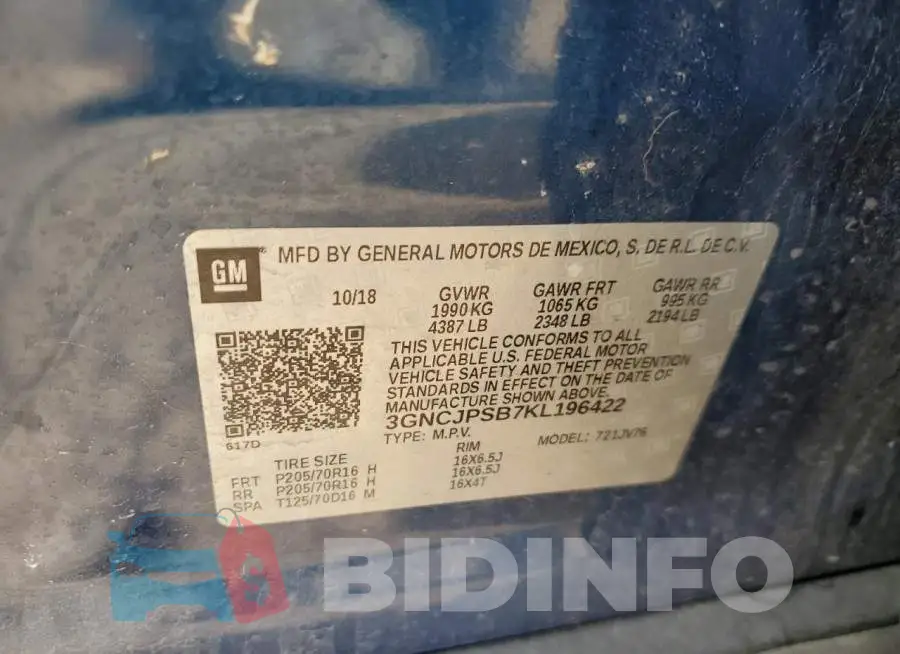 3GNCJPSB7KL196422 Photo# 13