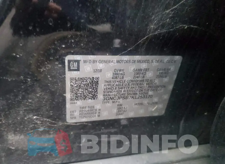 3GNCJPSB7KL253170 Photo# 13