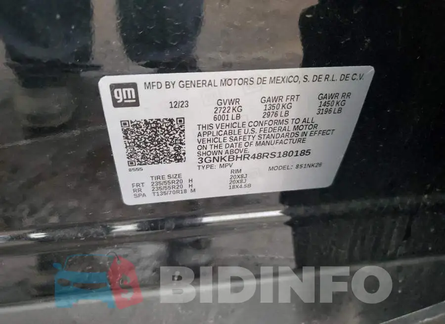 3GNKBHR48RS180185 Photo# 13
