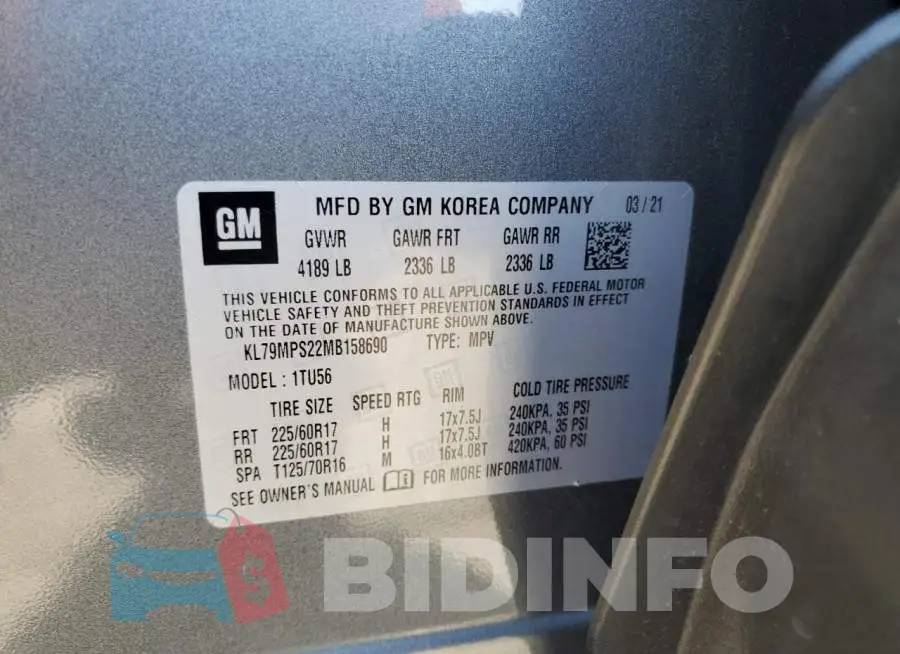 KL79MPS22MB158690 Photo# 13